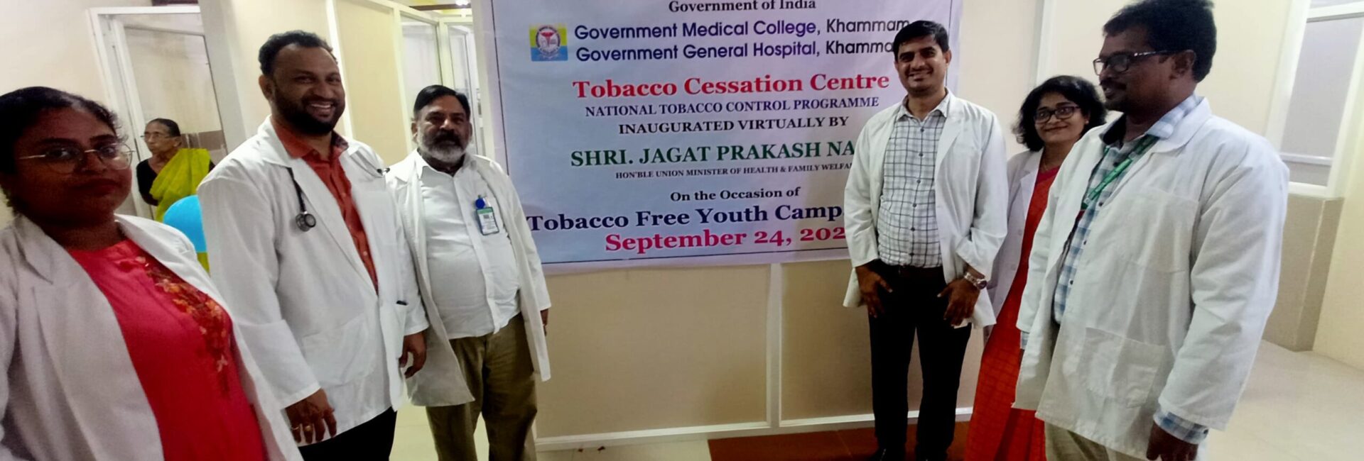 TOBACCO CESSATION CENTER INAUGURATION